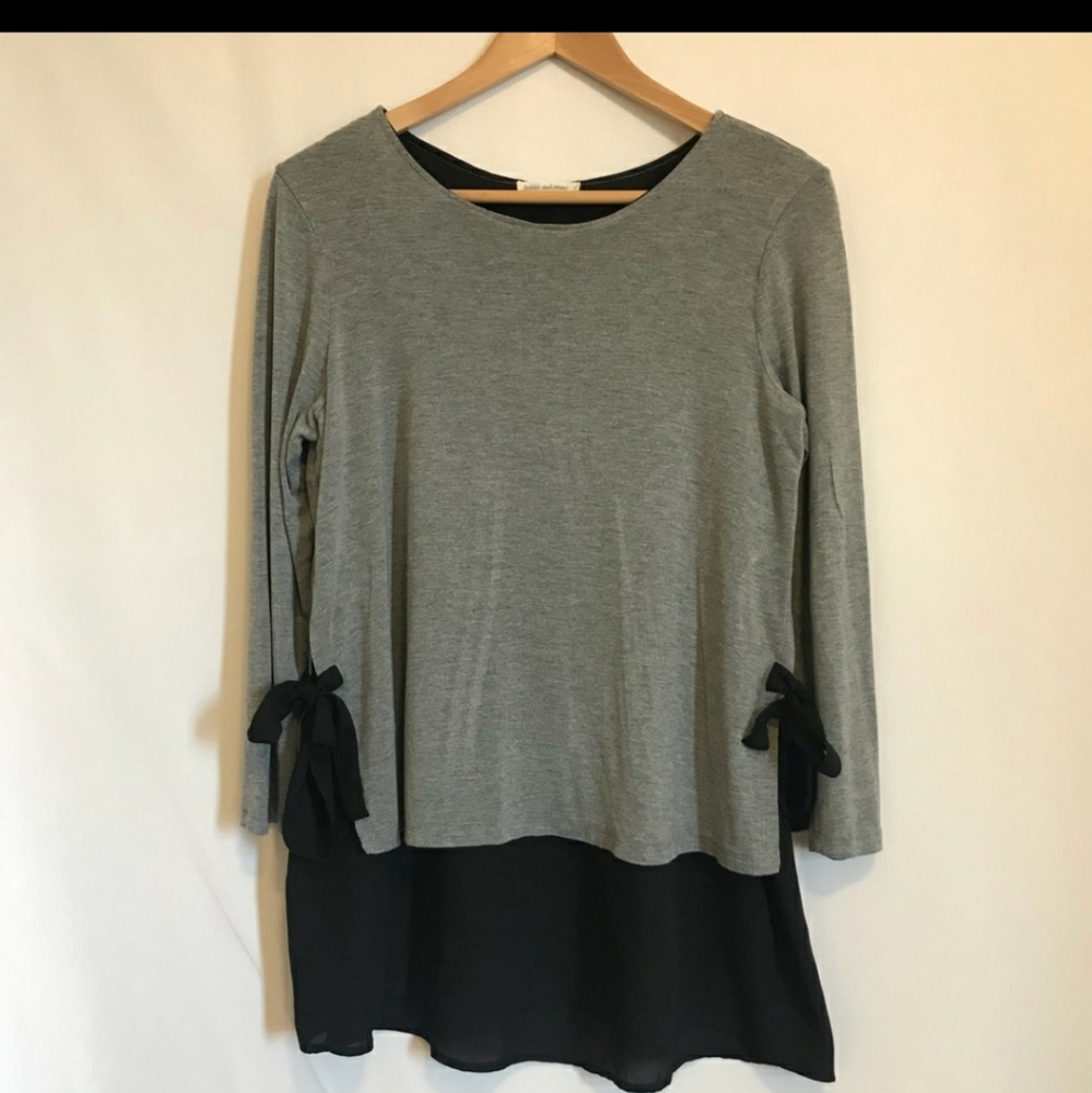 Anthro Pebble and Stone Layered Tunic